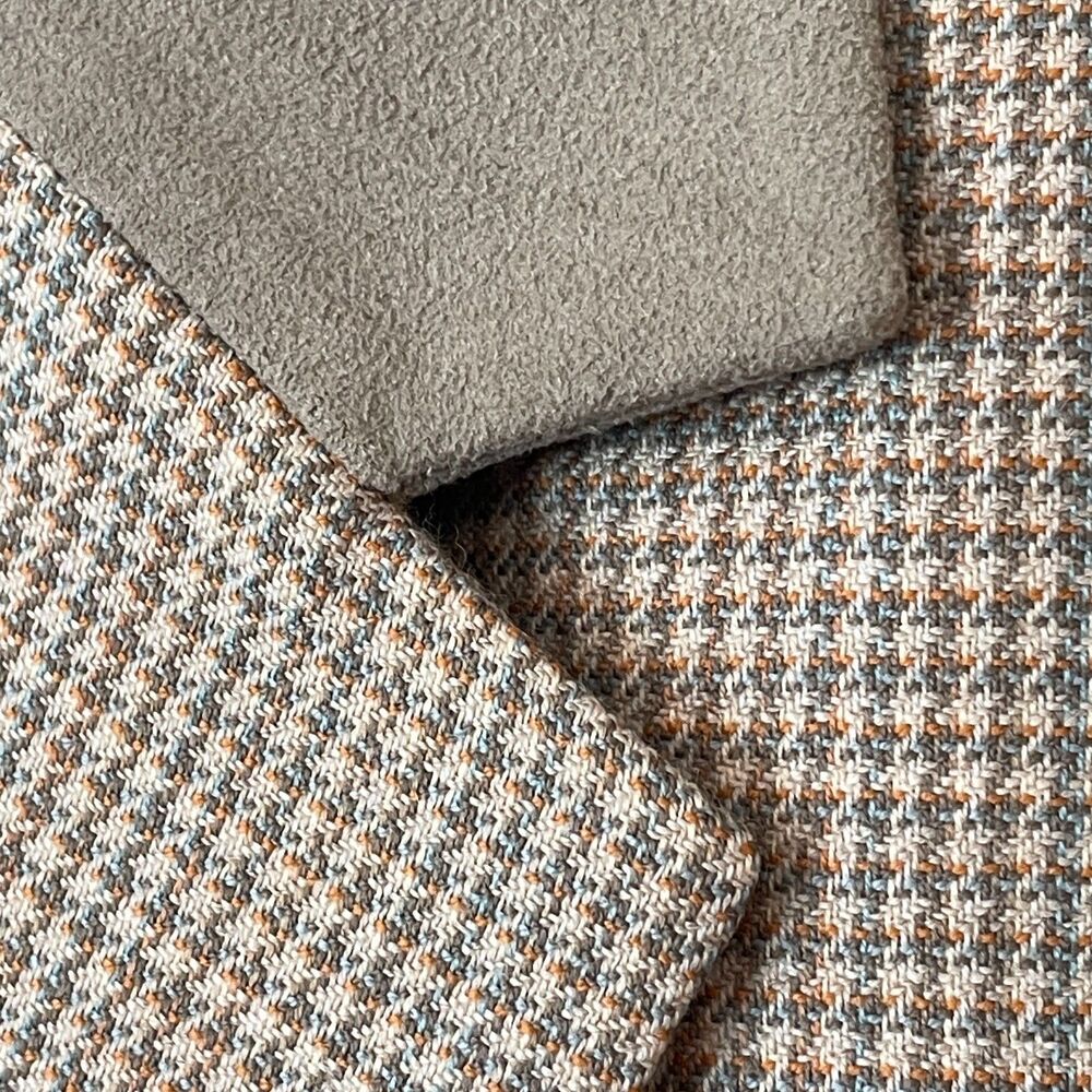 ~ Pendleton Blazer Preppy Wool 14p Women Houndstooth Notch Collar Collegiate